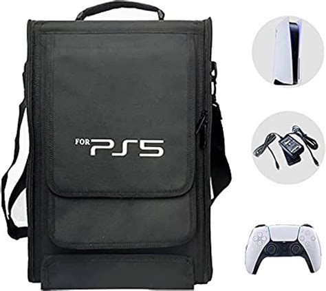 Playstation 5 Case Storage Bag Heavy Duty Durable Nylon Carrying Bag