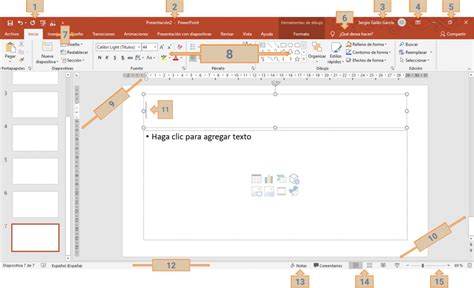 Estructura De La Pantalla De Powerpoint Formaci N Ocupacional Sergio