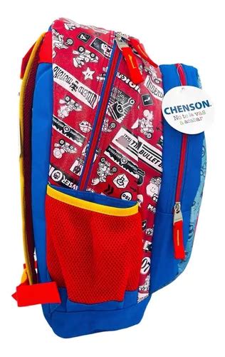 Mochila Lonchera Y Lapicera Mario Bros Dinosaurio Chenson En Venta En