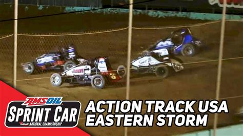 HIGHLIGHTS USAC AMSOIL National Sprint Cars Action Track USA