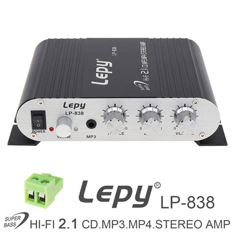 Lepy Lp Car Amplifier V Hi Fi Amplifier Booster Radio Cd Mp