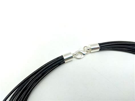 Made To Order Multi Strand Leather Cord Necklace Choice Of Etsy