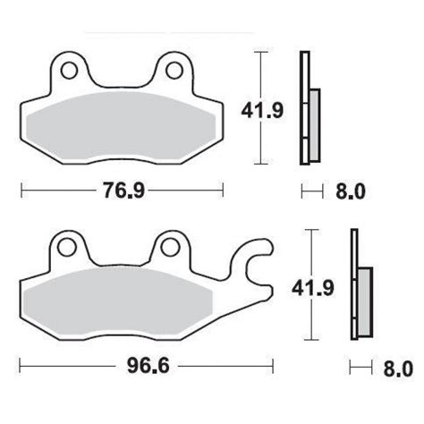 SBS 638HS Front Sinter Brake Pad For Triumph Tiger 1050 07