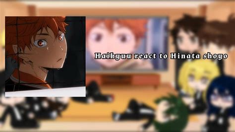 Haikyuu React To Hinata Shoyo GCRV Kagehina YouTube