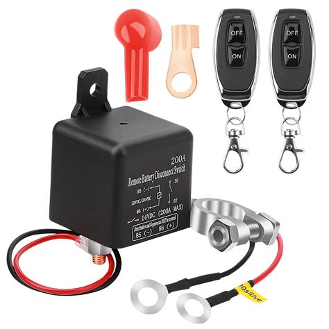 Snapklik 2nd Generation DC12V 200A Remote Battery Disconnect