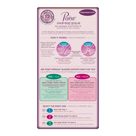 Poise Impressa Bladder Supports Sizing Kit - Shop Incontinence at H-E-B