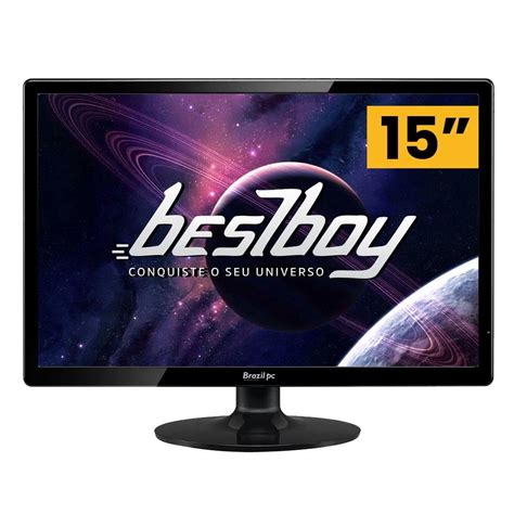 Monitor Led Brazilpc 15bpc Kan Widescreen 154 Polegadas Hdmi