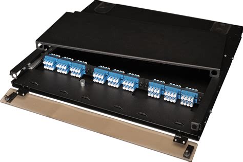 Beat 1u Rack Mount Sliding Fiber Optic Patch Panel With 47 Off