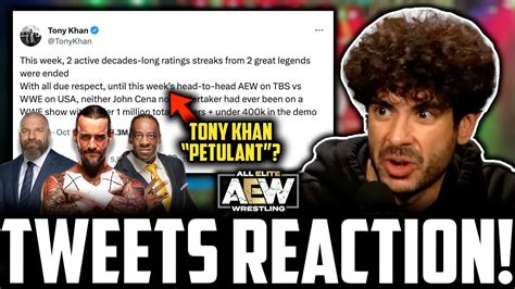 Aew Tony Khan Tweets Reaction Cm Punk And Wwe React To Khan Social