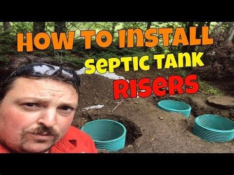 Septic Tank Riser Installation (Septic System) | Septic tank, Septic system, Concrete septic tank