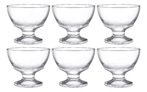 Vasos De Postre De Vidrio Ml Piezas Casambiente Sovi