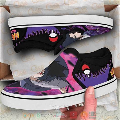 Hot Uchiha Sasuke Naruto Anime Slip On Sneaker Boxbox Branding Luxury T Shirts Online In Usa