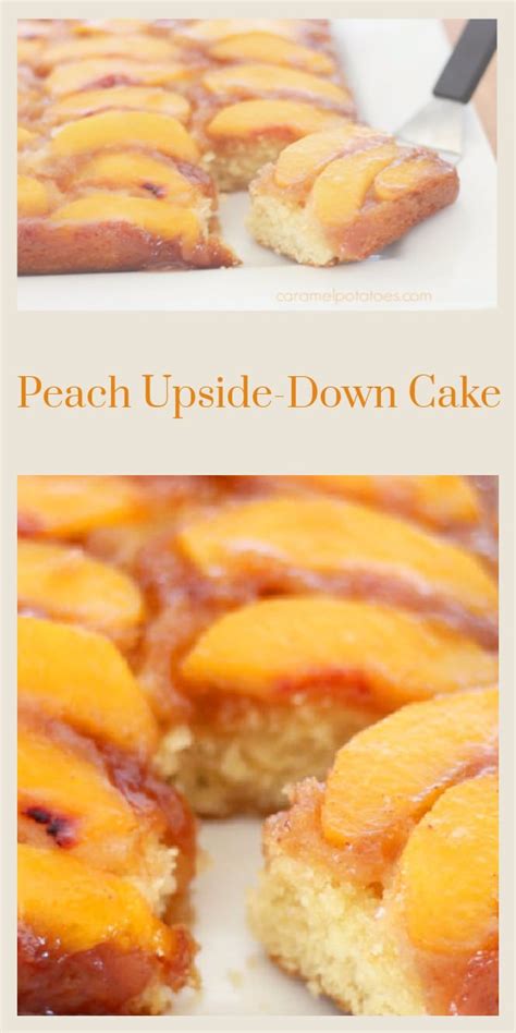 Peach Upside Down Cake Recipe Cooking With Ruthie