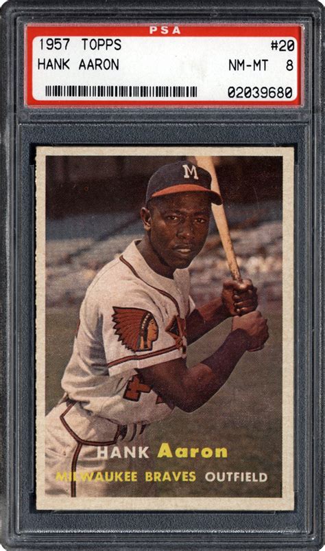 Topps Hank Aaron Psa Cardfacts