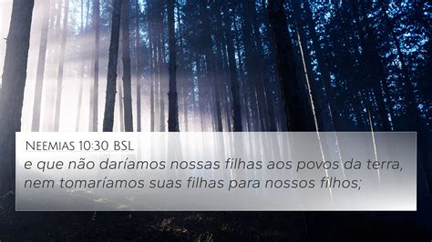 Neemias 10 30 BSL 4K Wallpaper e que não daríamos nossas filhas aos