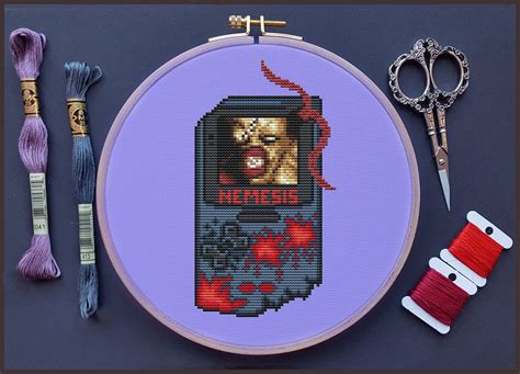 Resident Evil Nemesis Embroidery Patterns Cross Stitch Patterns