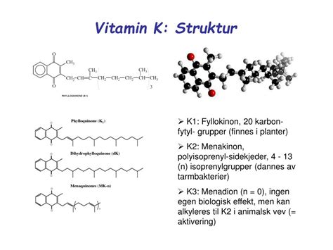 Struktur Kimia Vitamin K