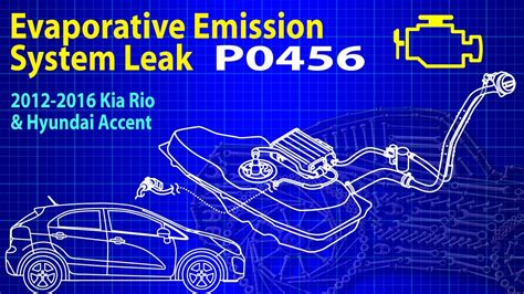 Evaporative Emission System Leak P Kia Rio Hyundai Accent