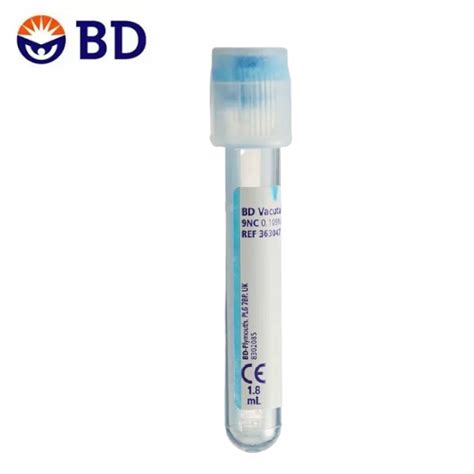 BD Vacutainer Dop Albastru Transparent 1 8 Ml MKD Medicale