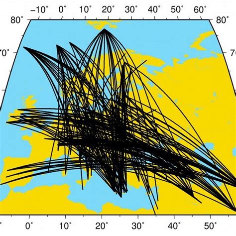 A Map With The Paths Along Which The Dispersion Curves Of The Love And