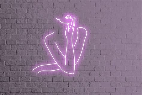 Sexy Lady Neon Sign Female Body Neon Light Sign For Spa Etsy