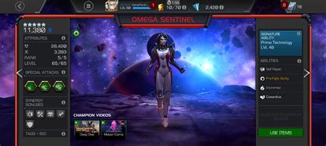 Omega Sentinel Hype — Marvel Contest Of Champions