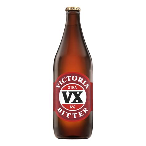 Victoria Bitter Xtra Vx Lager 6 750ml Bottle Camperdown Cellars