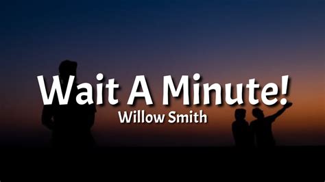 Willow Smith Wait A Minute Lyrics Tik Tok Song Youtube