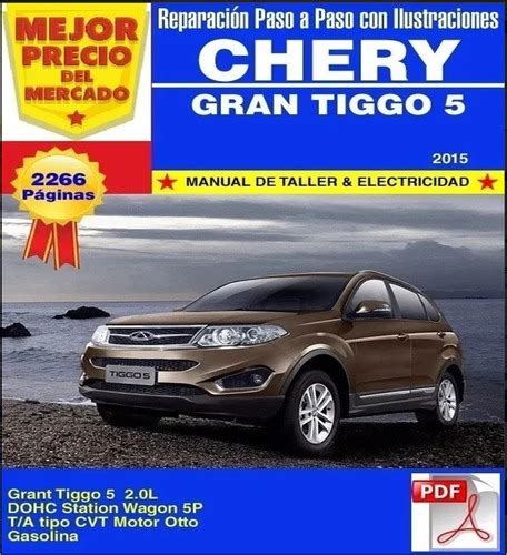 Manual Taller Y Diagramas Eléctricos Chery Grand Tiggo 5 MercadoLibre