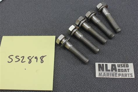 Omc Stringer Gearcase Mounting Bolt Set 552898 0552898 Upper Lower Cob Nla Marine