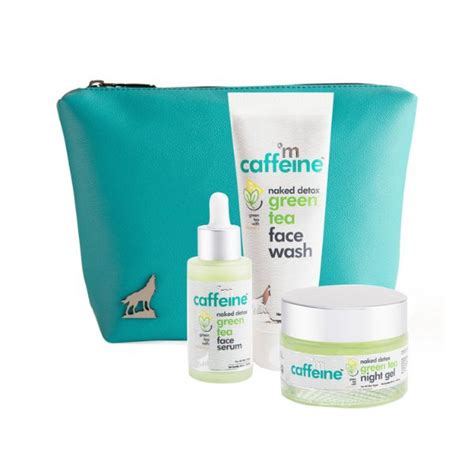 Buy MCaffeine Green Tea Breakout Care Kit AM PM 190 Ml Online At