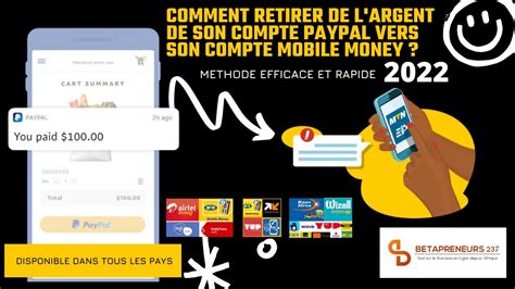 Comment Retirer De L Argent De Son Compte Paypal Vers Son Compte Mobile