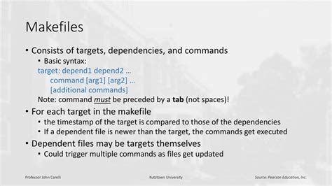 Makefiles And The Make Utility Ppt Download