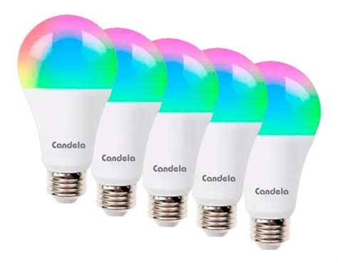 Lampara Led Smart 9w Wifi App Luz Fria Calida Rgb Colores