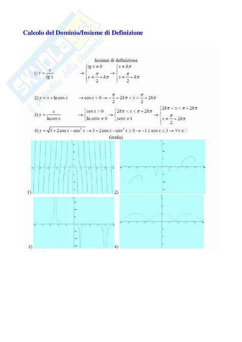 Quesiti Esame Di Analisi Matematica