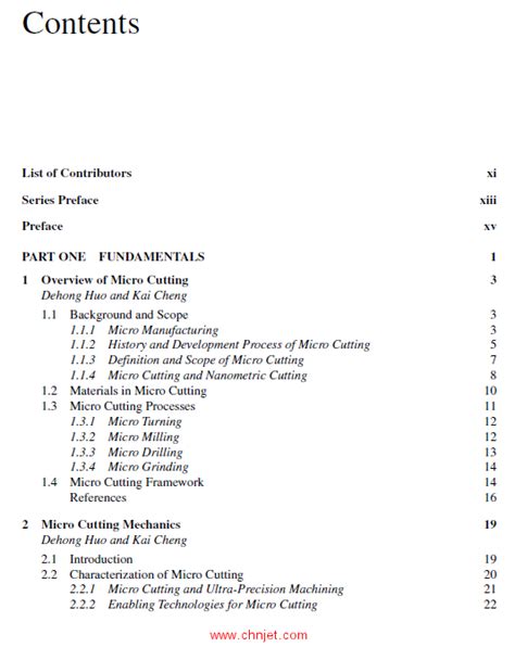 《micro Cutting Fundamentals And Applications》 图书资料下载 Chnjet喷气俱乐部