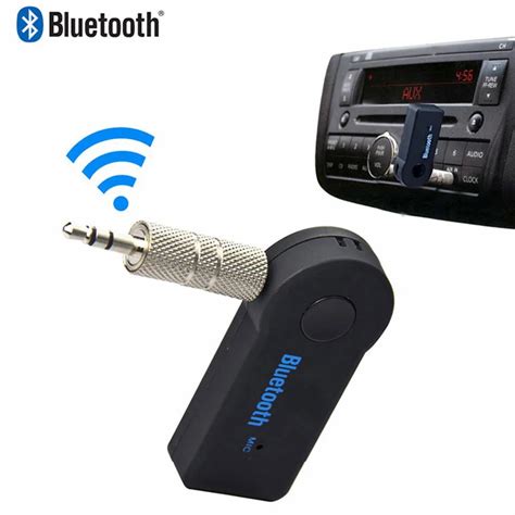 Wireless Car Bluetooth Receiver Adapter 3.5MM AUX Audio Stereo MP3 ...