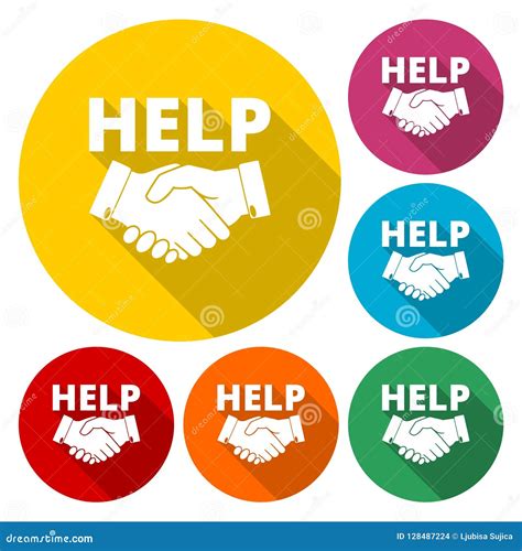 Help Hand Iconhelp Hand Icon Vector Stock Vector Illustration Of