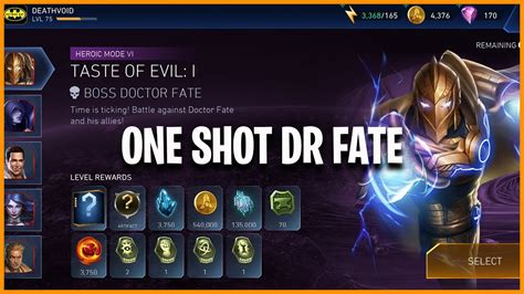 Injustice Mobile Boss Dr Fate Down Rewards Taste Of Evil Heroic