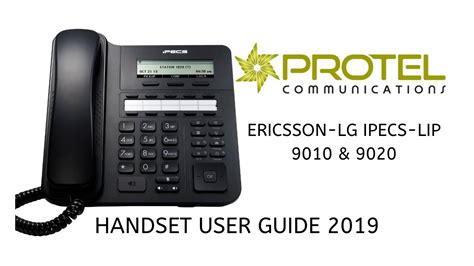 Ericsson LG IPECS LIP 9010 9020 Handset User Guide 2019 YouTube