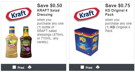 New Printable Kraft Coupons