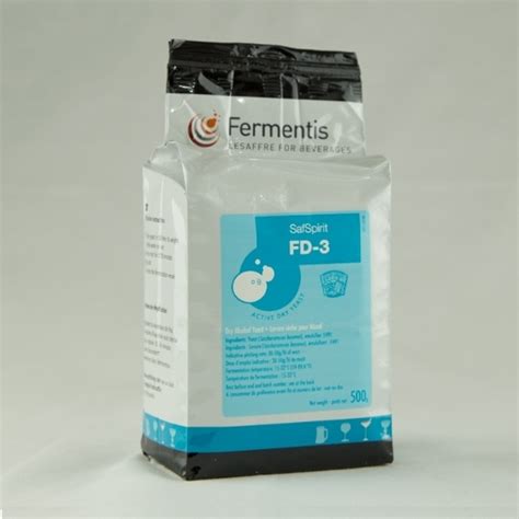 Fermentis SafSpirit FD 3 Yeast 500 G Welcome BSG HandCraft