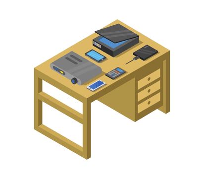 Design Concept Illustration Vector Art Png Isometric Laptop