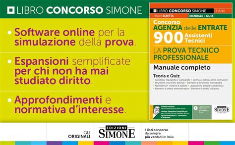 Concorso Agenzia Entrate 900 Tecnici Manuale Edizioni Simone