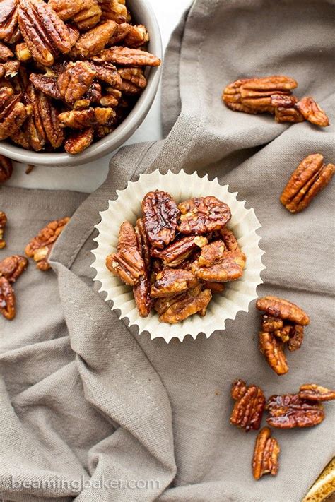 Skillet Roasted Maple Cinnamon Pecans V Gf Paleo A 6 Ingredient