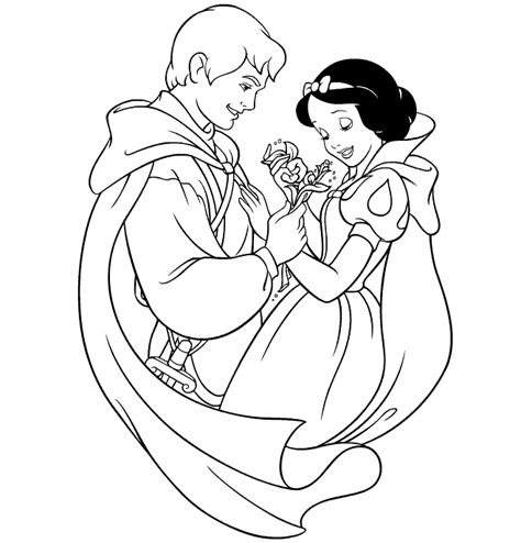 Dibujos De Blancanieves Y Los Siete Enanitos Para Colorear E Imprimir