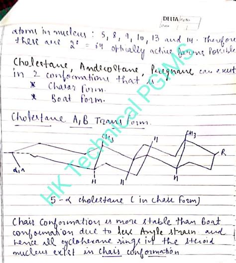 Steroidal Nomenclature - Medicinal Chemistry B.Pharmacy 5th Semester - HKT On the High