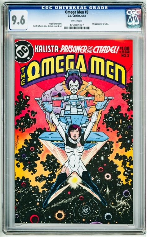 The Omega Men 3 1983 Cgc 96 1st Appearance Of Lobo Comic Books