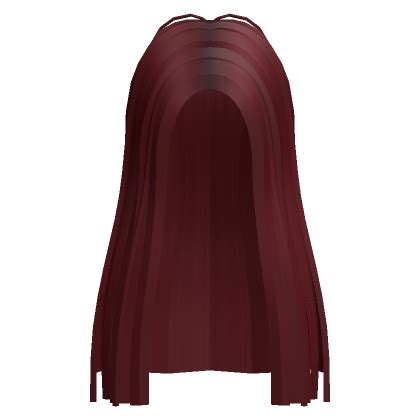 Straight Idol Hime Cut Hair Dark Red Roblox Item Rolimon S