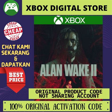 Alan Wake 2 Xbox Series Xs Original Xbox Digital Store Shopee